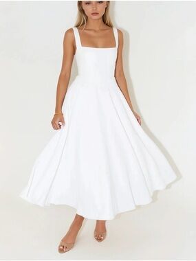 Sofia classy Midi Dress - Elegant Women's Dress